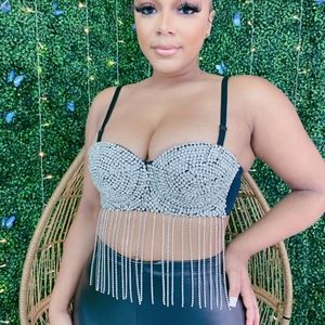 Sexy bedazzled bralette